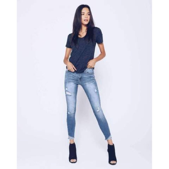 🆑 Last 1️⃣ Distressed Ankle  Skinny Jeans - Picture 5 of 8